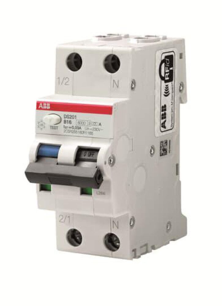 JORDFEILAUTOMAT ABB DS201 20A 30M 2-POL C-K