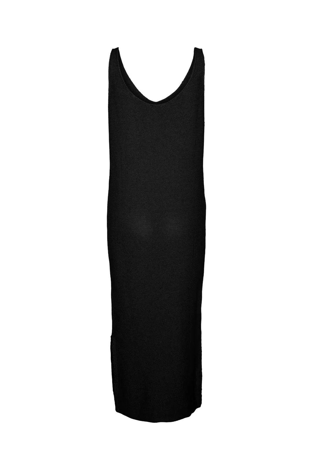 Pieces Pcketka Sl V-Neck Knit Dress 4584762 black