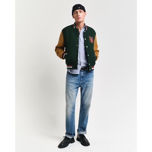 GANT Varsity Jakke, Tartan Green, XL