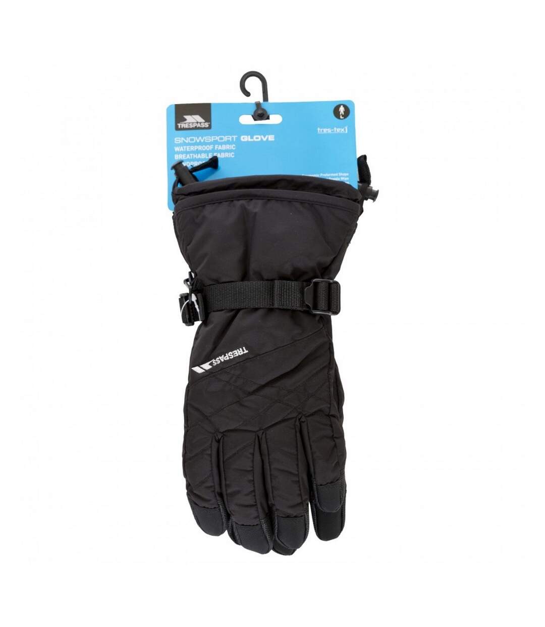 Trespass - Gants de ski REUNITED II - Homme (Noir) - UTTP3965