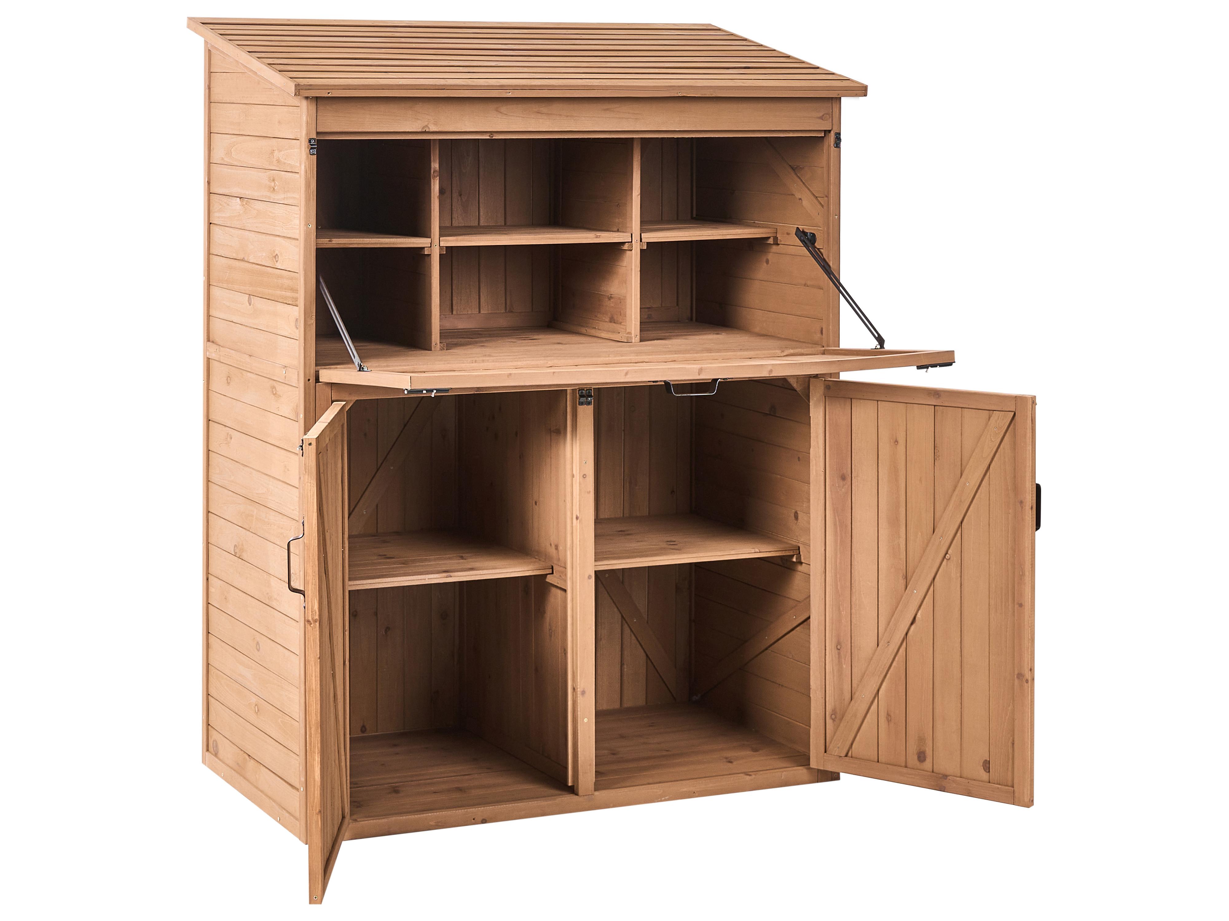 Gereedschapsschuur TOFFIA 127 cm 66 cm Bruin