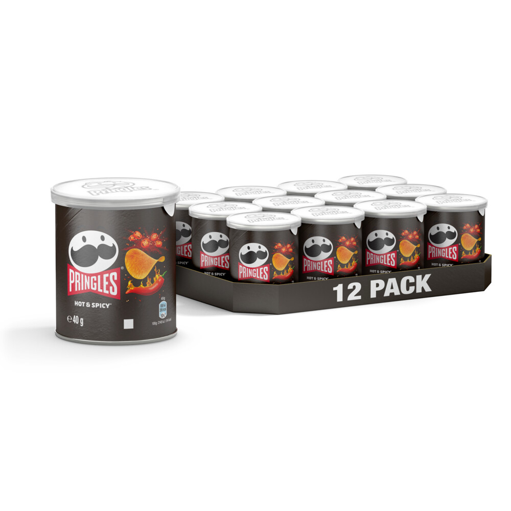 Pringles Chips Hot & Spicy12 x 40 gr