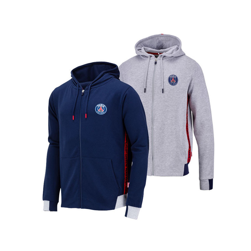 Sweat-shirt zip à capuche Supporter PSG