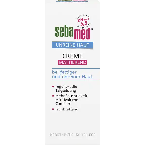 Unreine Haut mattierende Creme 50 ml