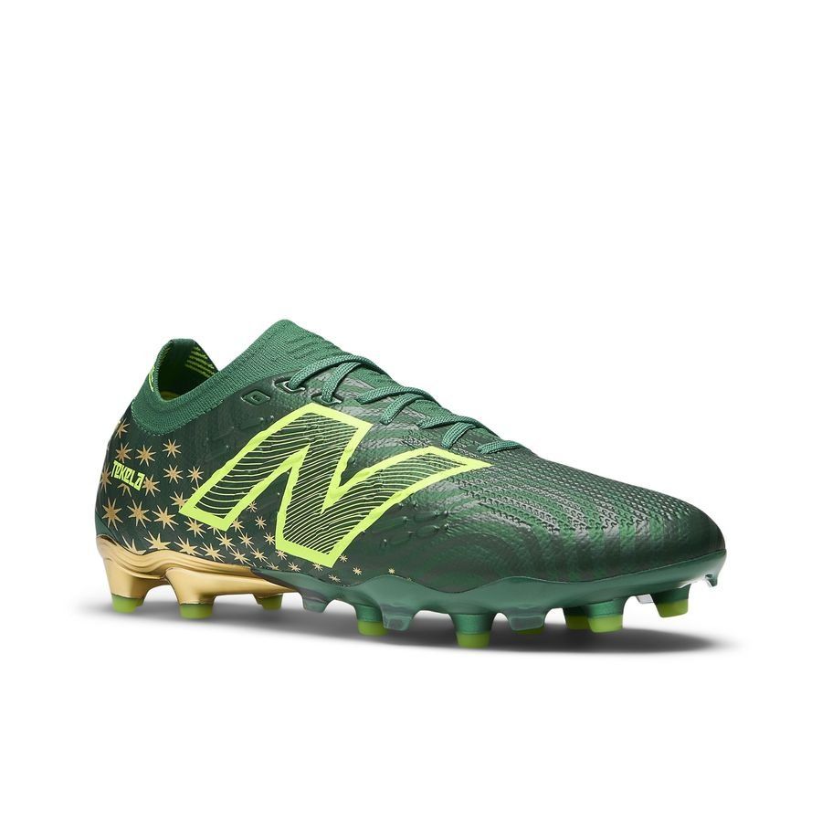 New Balance Tekela V4   Pro Low FG Endrick Irmao - Vert/Doré ÉDITION LIMITÉE