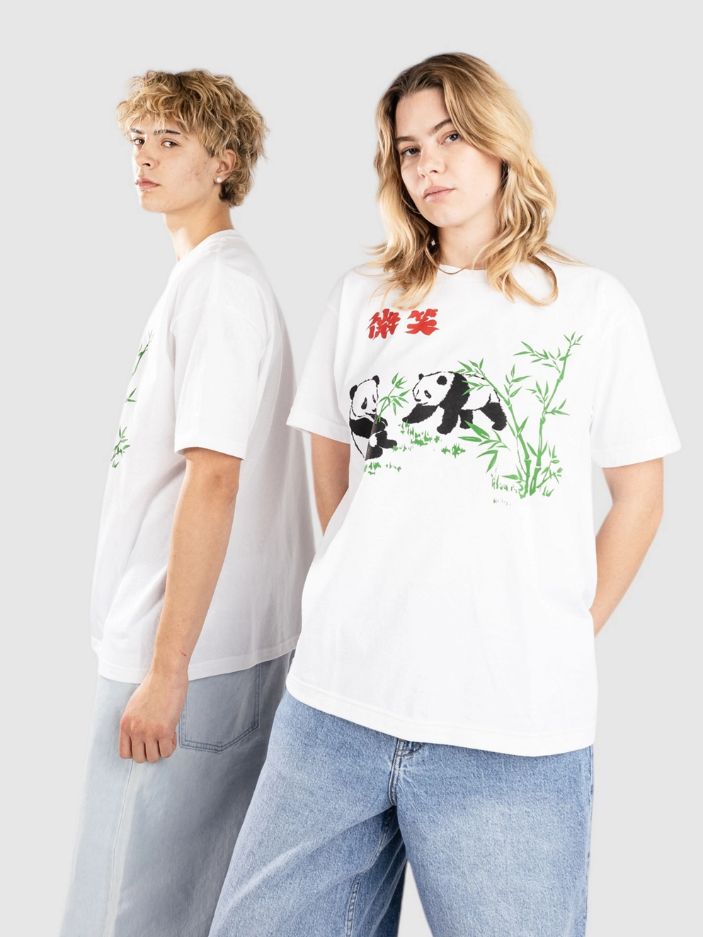 Smile And Wave Bamboo T-Shirt white