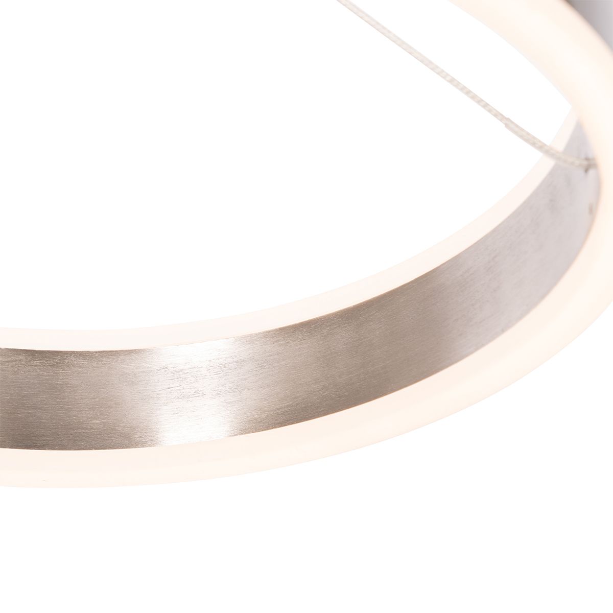 Hanglamp staal 30 cm incl. LED 3-staps dimbaar - Lyani