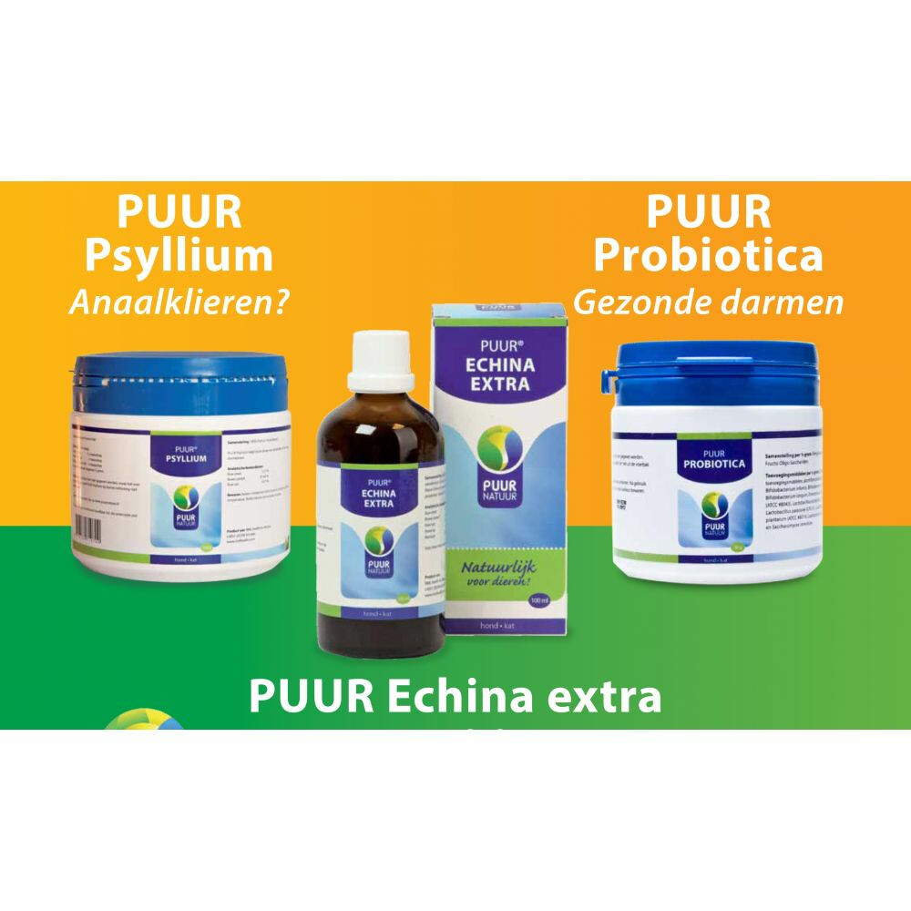 PUUR Psyllium Hond - Kat150 gr