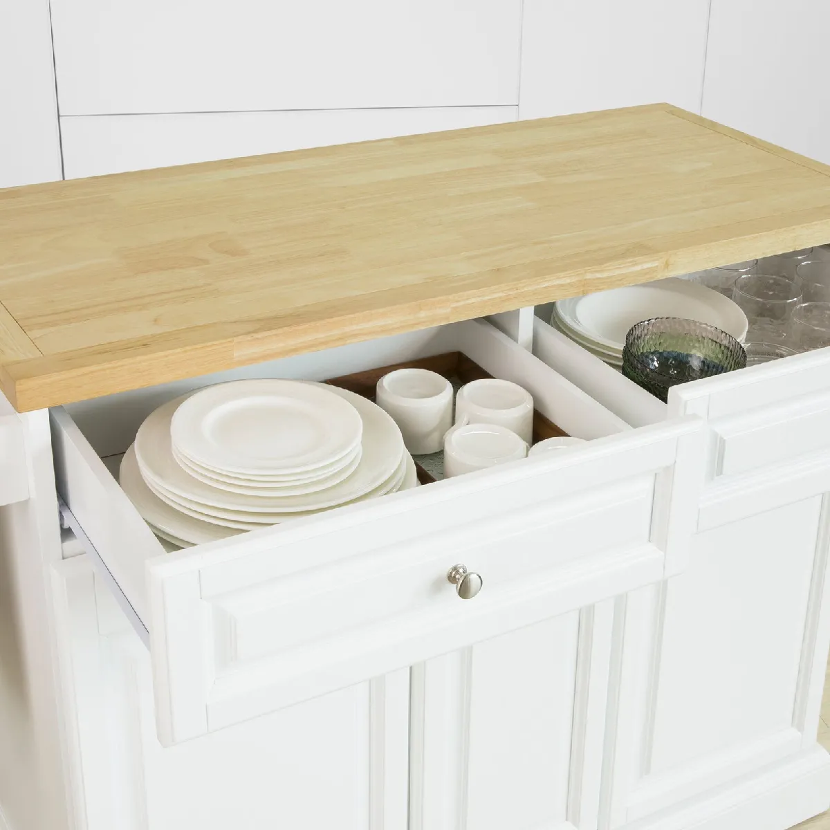 SoBuy FKW100-WN Desserte roulante