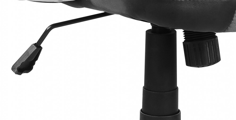 Gaming Stuhl Bürostuhl Leder TURBO grau/schwarz