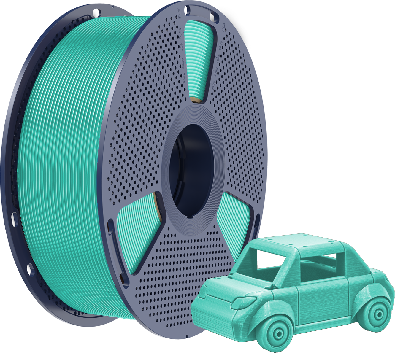 SUNLU  PETG Mint Green, 1,75 mm / 1000 g    Zähes, leicht zu druckendes PETG Filament