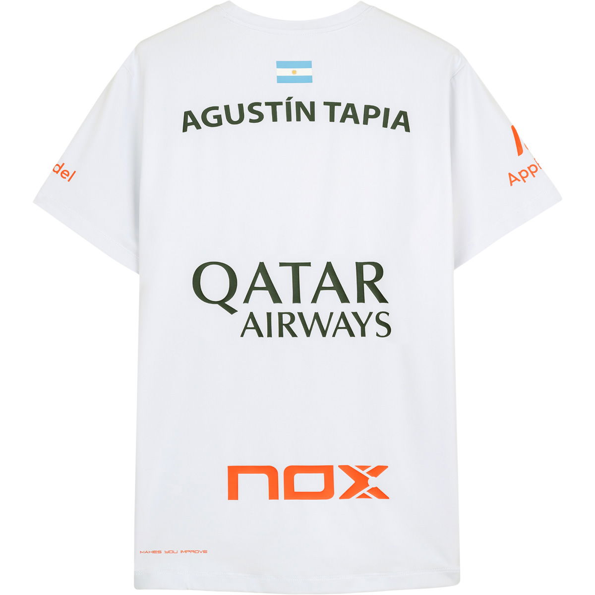 NOX AT10 Agustín Tapia Sponsors Padel T-shirt Herre