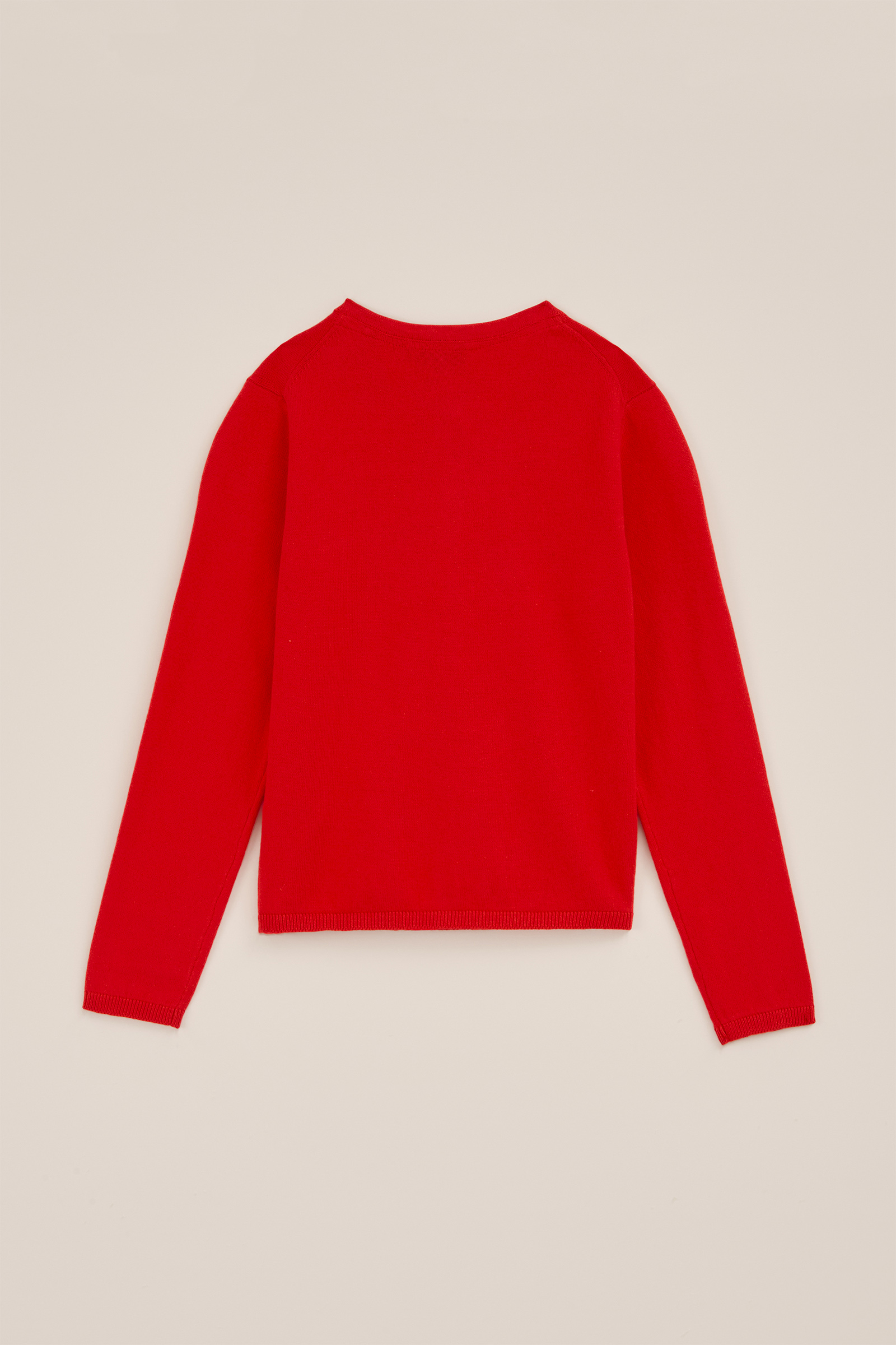 Meisjes gebreide vest WE Fashion Vuurrood