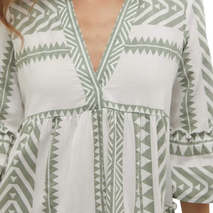 Vero Moda Dicthe 3/4 Woven Jurk Dames