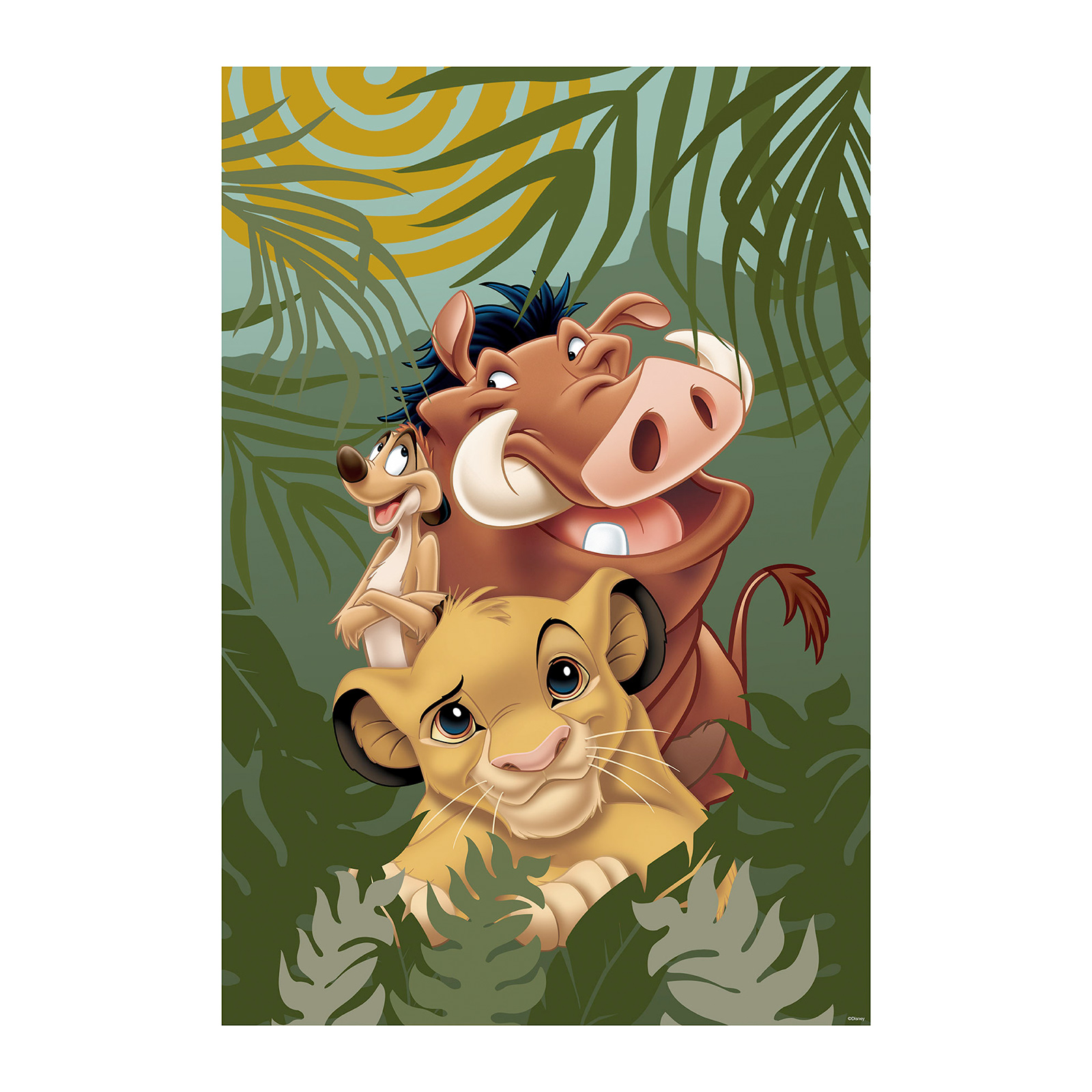 Wandbild LION KING CAREFREE - 50x70 cm
