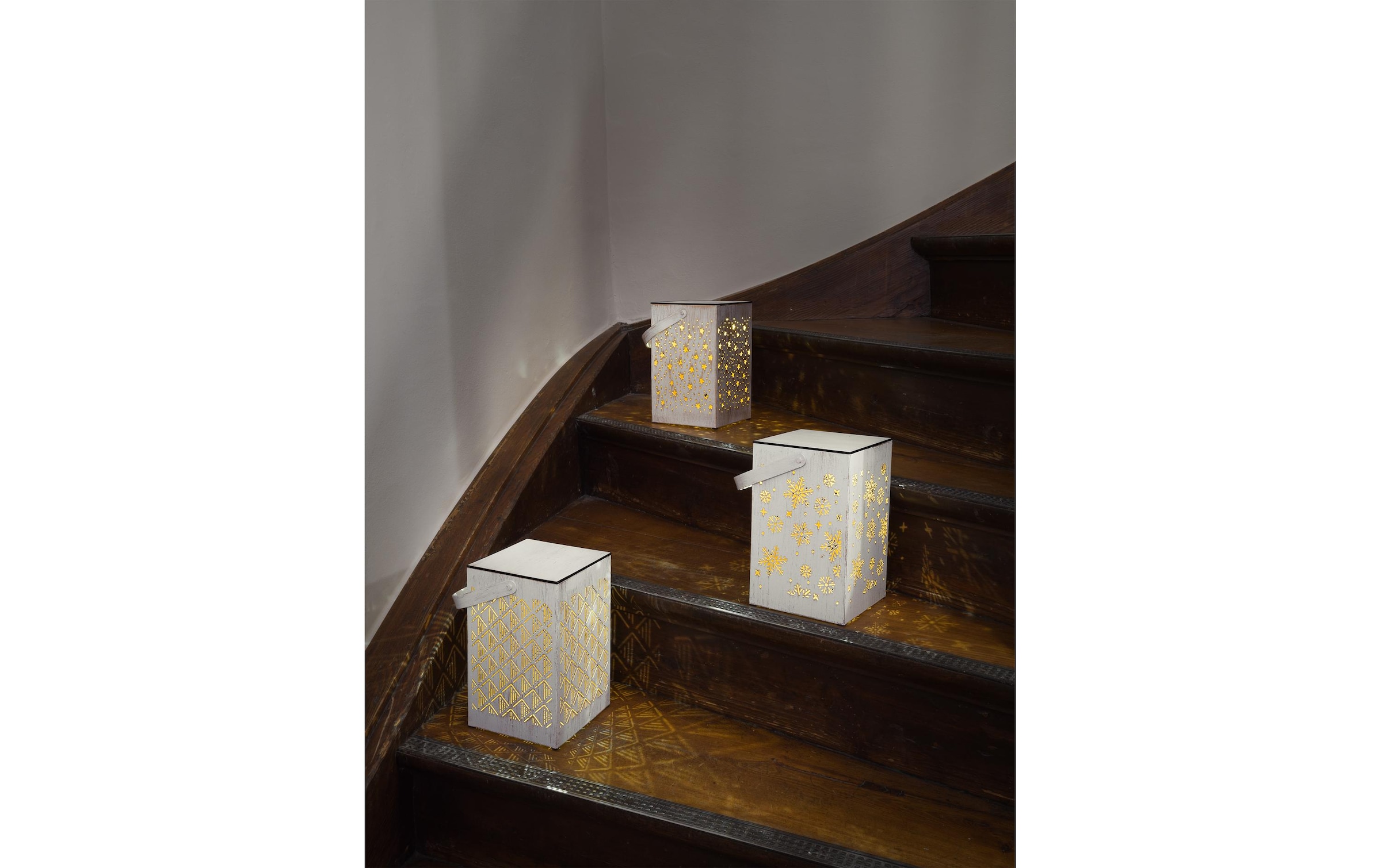 STT LED Laterne »Recharge« LED-Modul Warmweiss