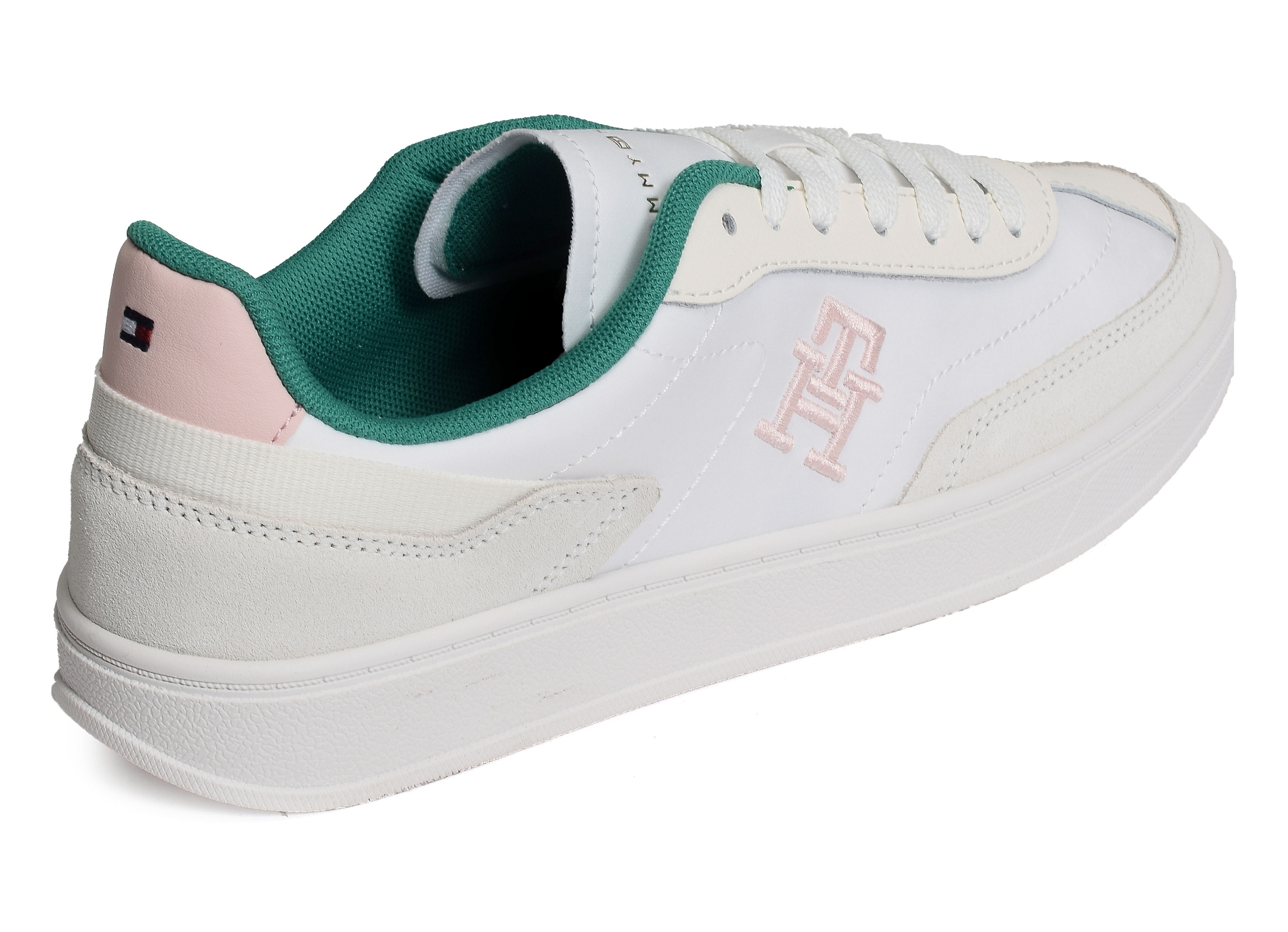 Th heritage court sneaker 7889 blanc vert