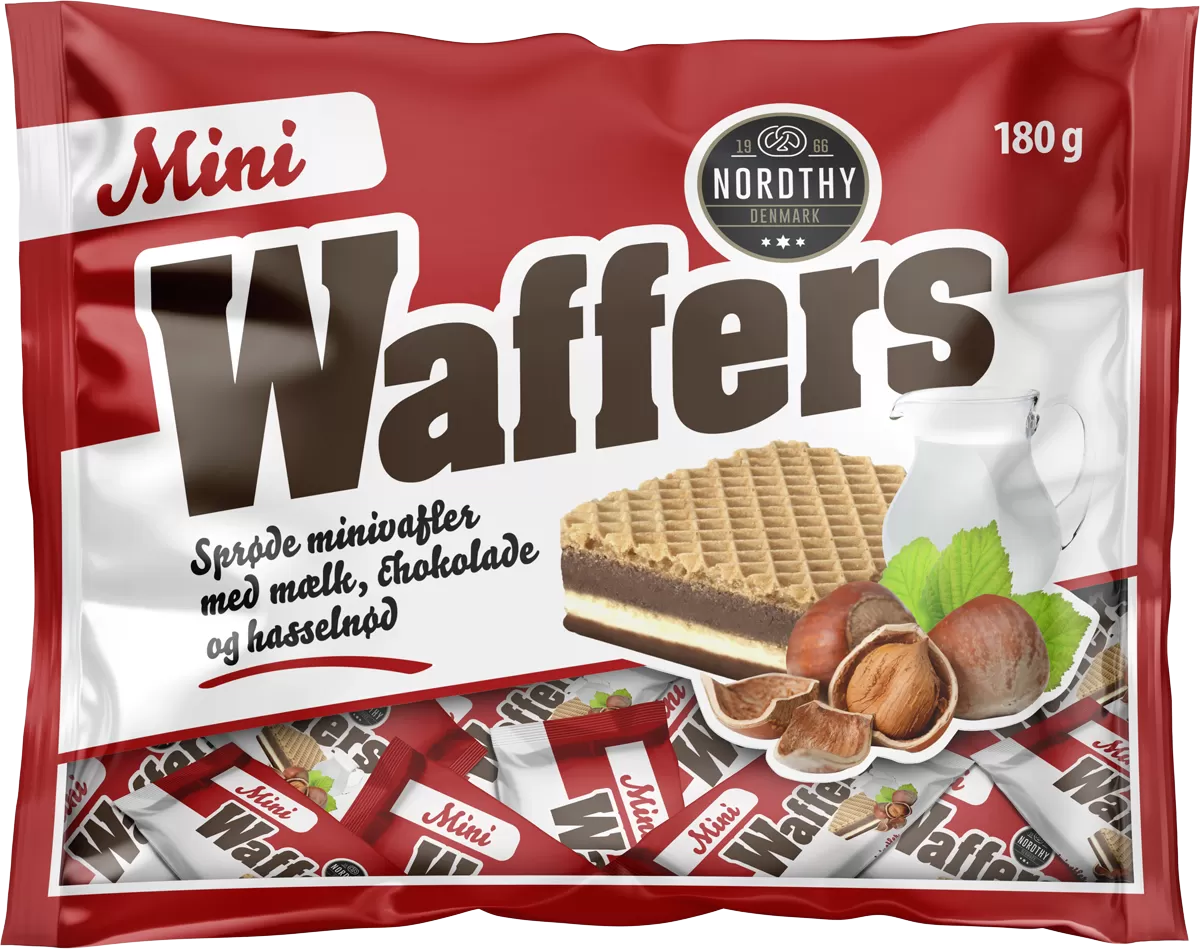Nordthy Mini Waffers - 150 g