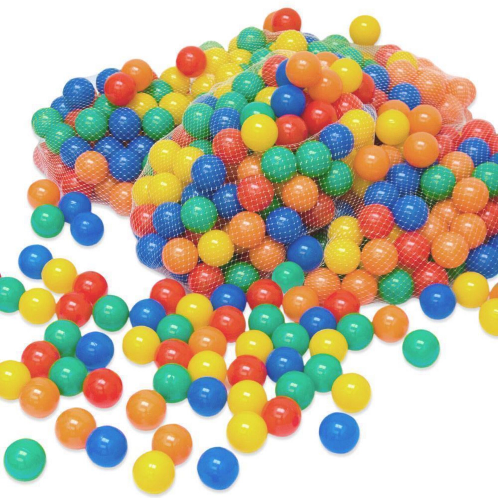10000 bunte Bälle für Bällebad 7cm Babybälle Plastikbälle Baby Spielbälle