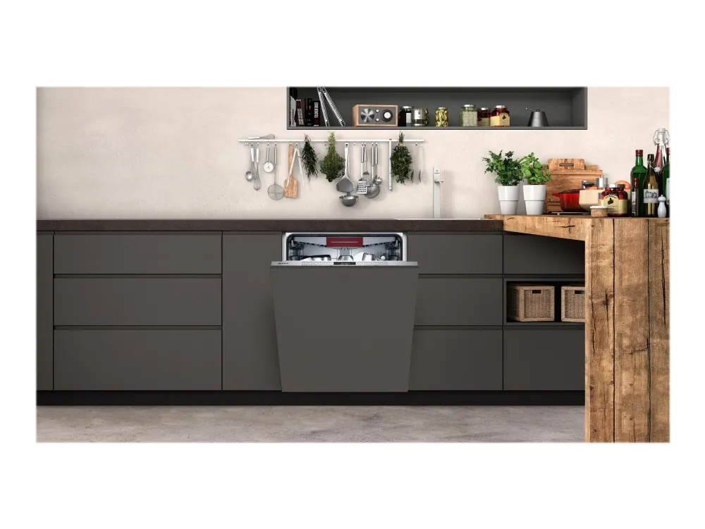 Neff N 70 S297TCX00E XXL - Integreret opvaskemaskine - Home Connect - Zeolith - SideLight - OpenAssist - 43 dB