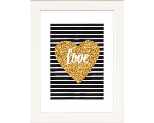 Rio witte kunststof fotolijst 13x18 cm