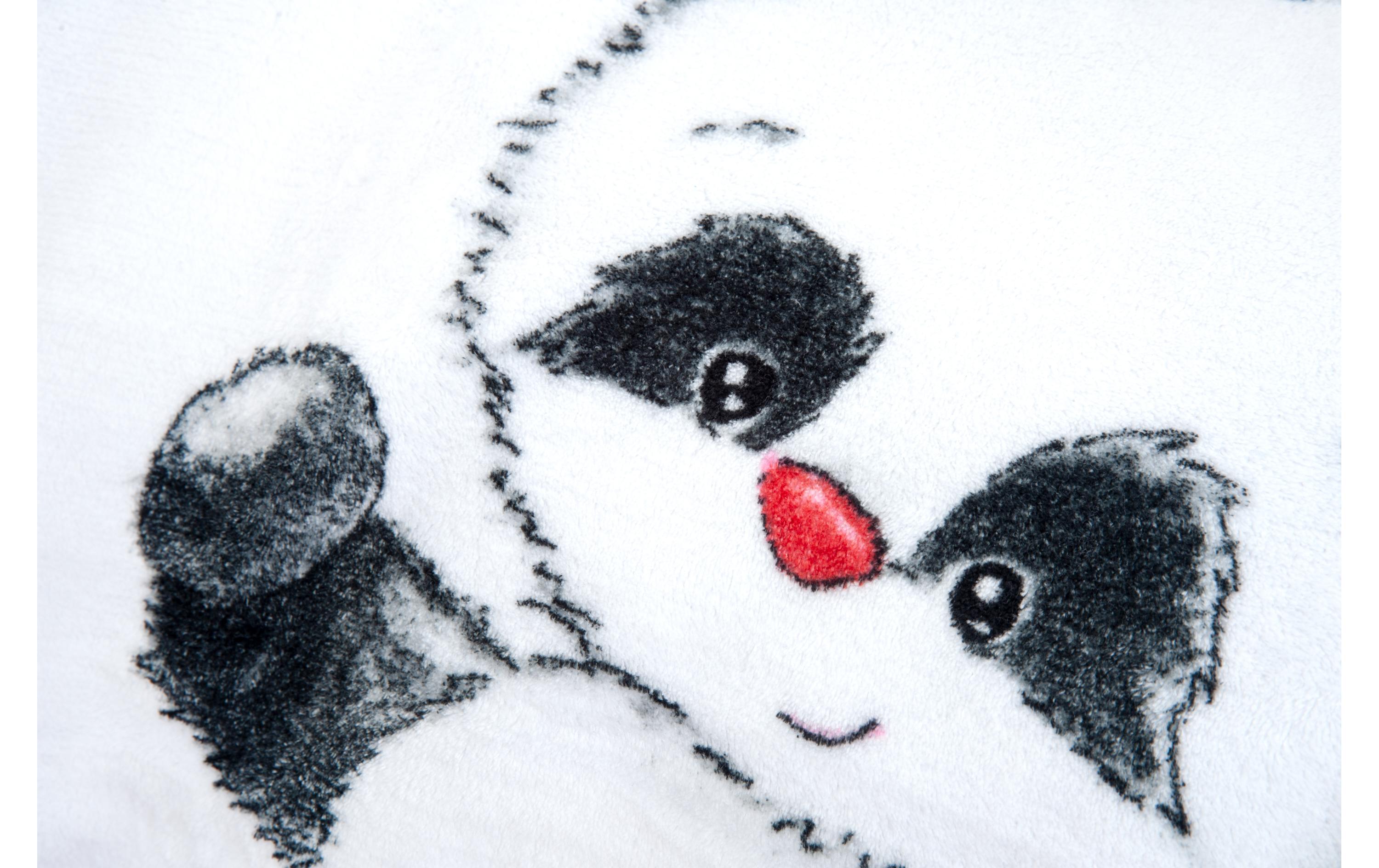 Kuscheldecke Panda 75 x 100 cmMicrofaser-Flauschdecke für Babys