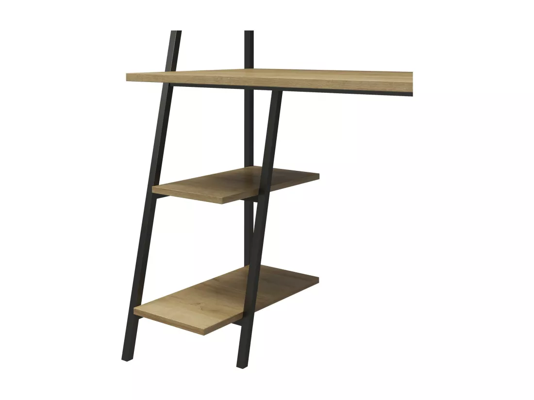 Bushwick | Bureau avec échelles en effet bois et structure en métal