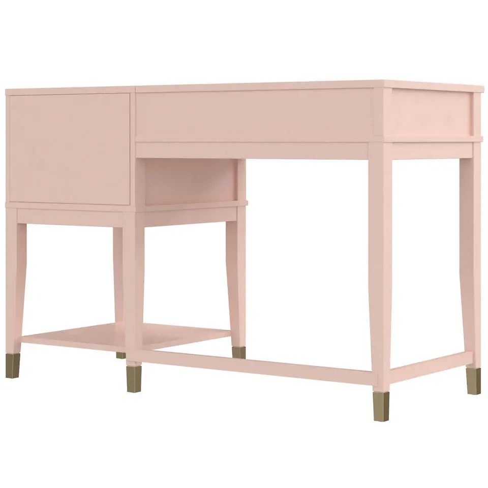 Westerleigh - Computerbureau met lifttop in roze MDF