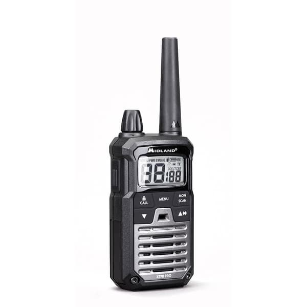 MIDLAND Walkie Talkie XT70 Pro Duo Svart/Mørkegrå