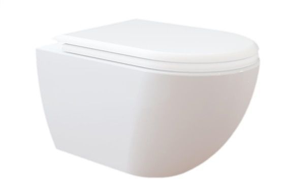 Creavit Modern hangend toilet randloos 51cm wit