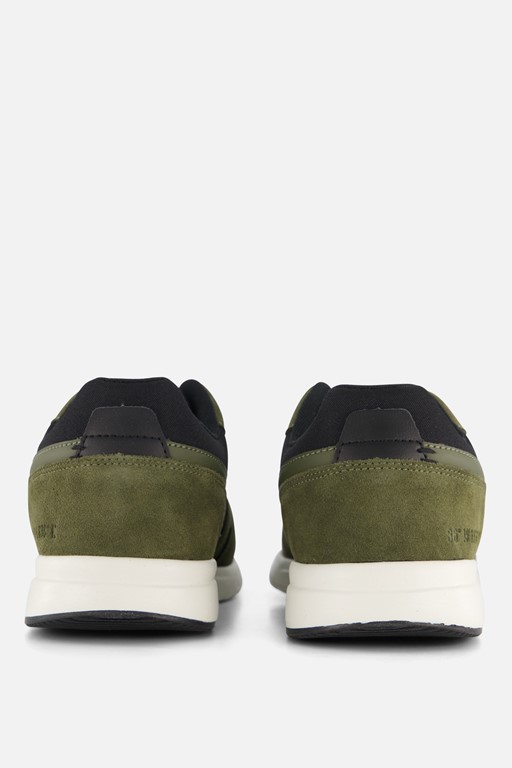 PME Legend Wingbow Sneakers groen Suede