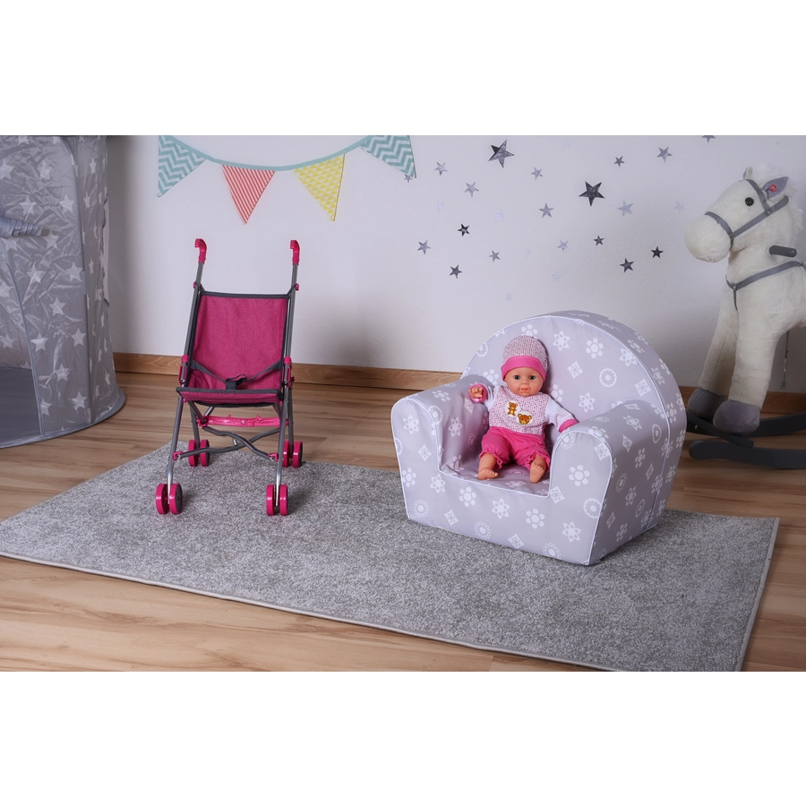 knorr toys® Kindersessel Royal grey grau