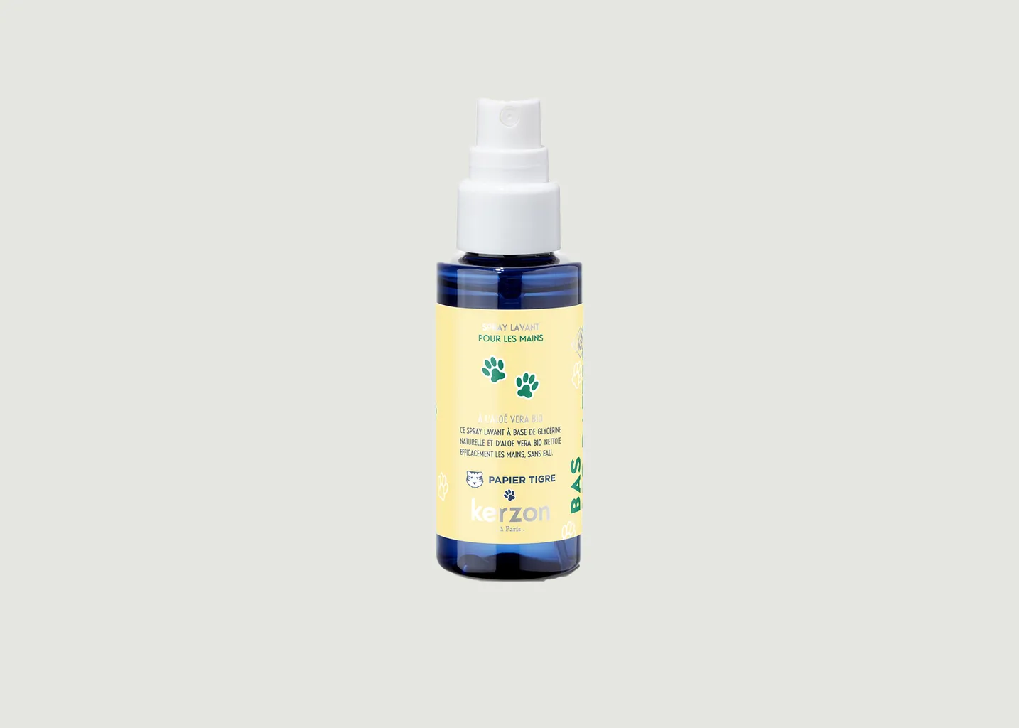Spray lavant pour mains Sans parfum ft. Papier Tigre 50ml Kerzon