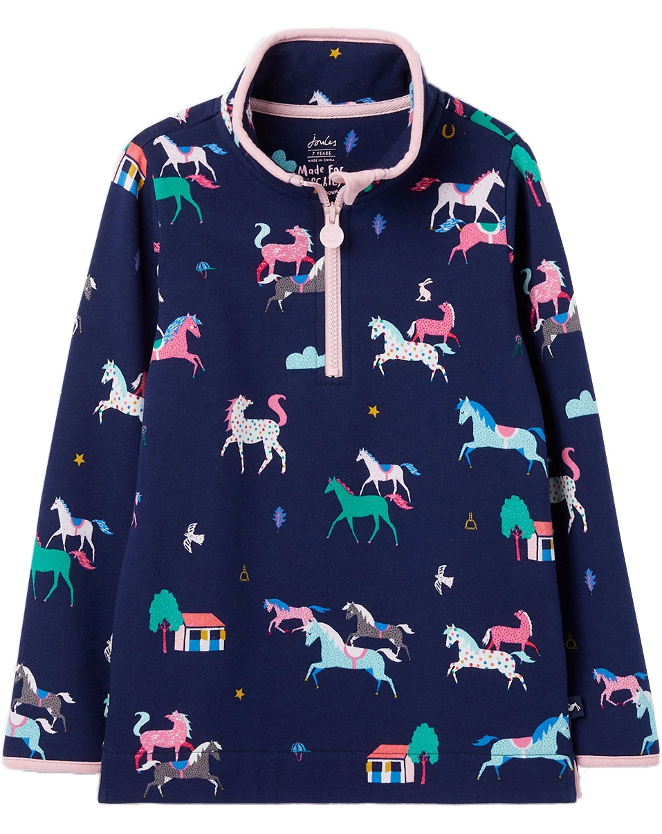 Sweatshirt FAIRDALE ZIP in navy