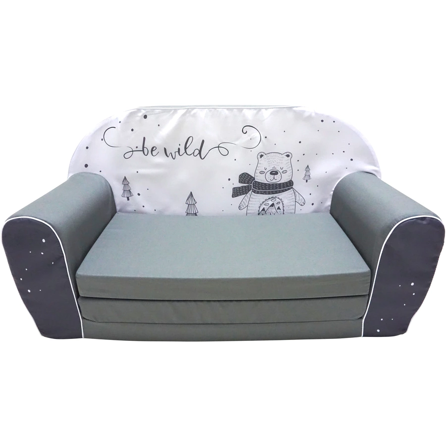 knorr toys® Kindersofa Bear grau