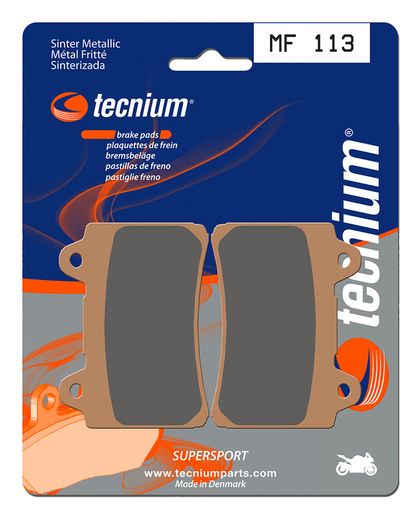 Plaquettes de freins Tecnium Performance métal fritté - MF113