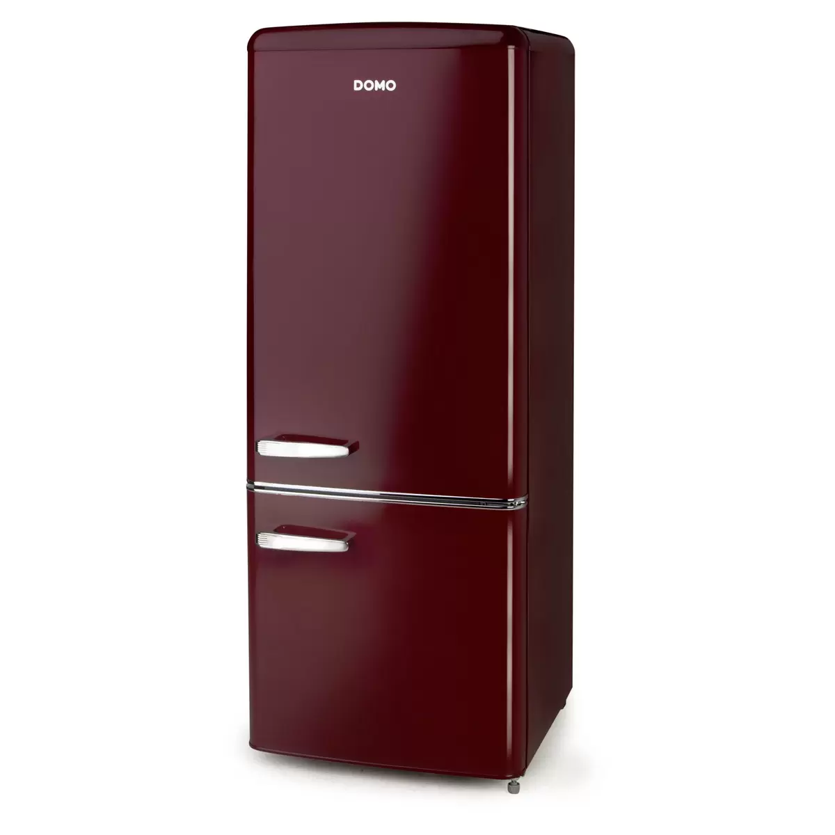 Kühlschrank freistehend über Domo DO91707R Dunkelrot