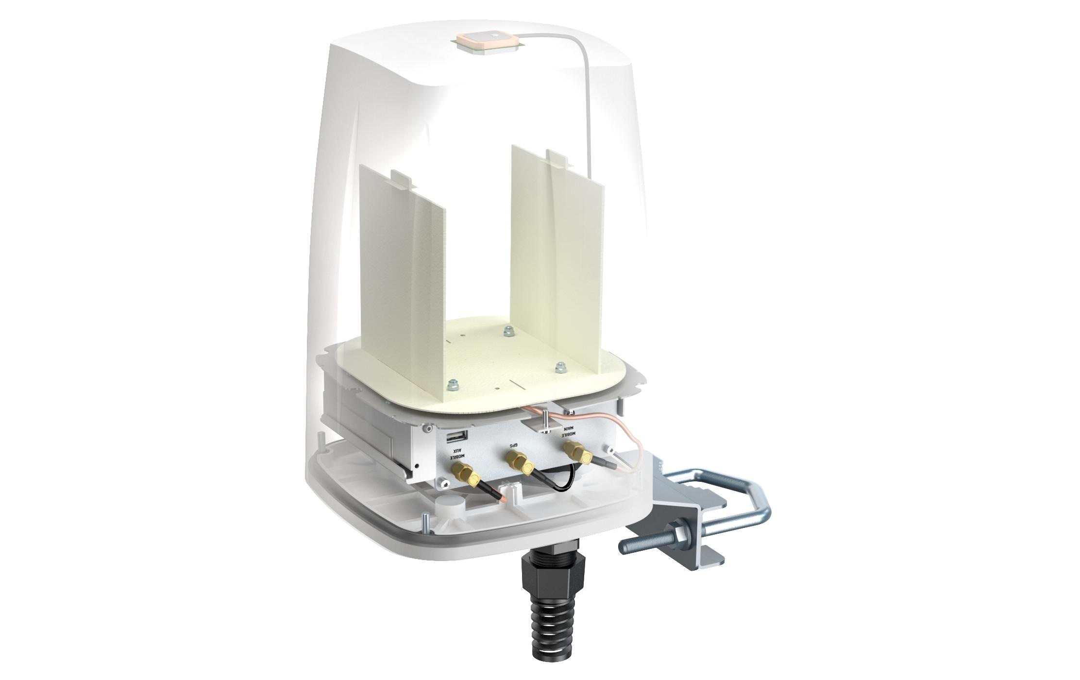 LTE-Antenne QuSpot AX09S Outdoor Gehäuse für RUT-X09<br>IP67 Outdoor Gehäuse für Teltonika RUT-X09 LTE-Modemrouter