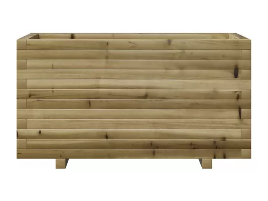 Jardinière bac lit surélevé bois marron 90 x 40 x 49.5 cm 02_0037984
