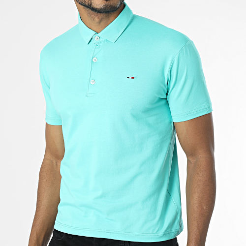 Polo Manches Courtes Turquoise