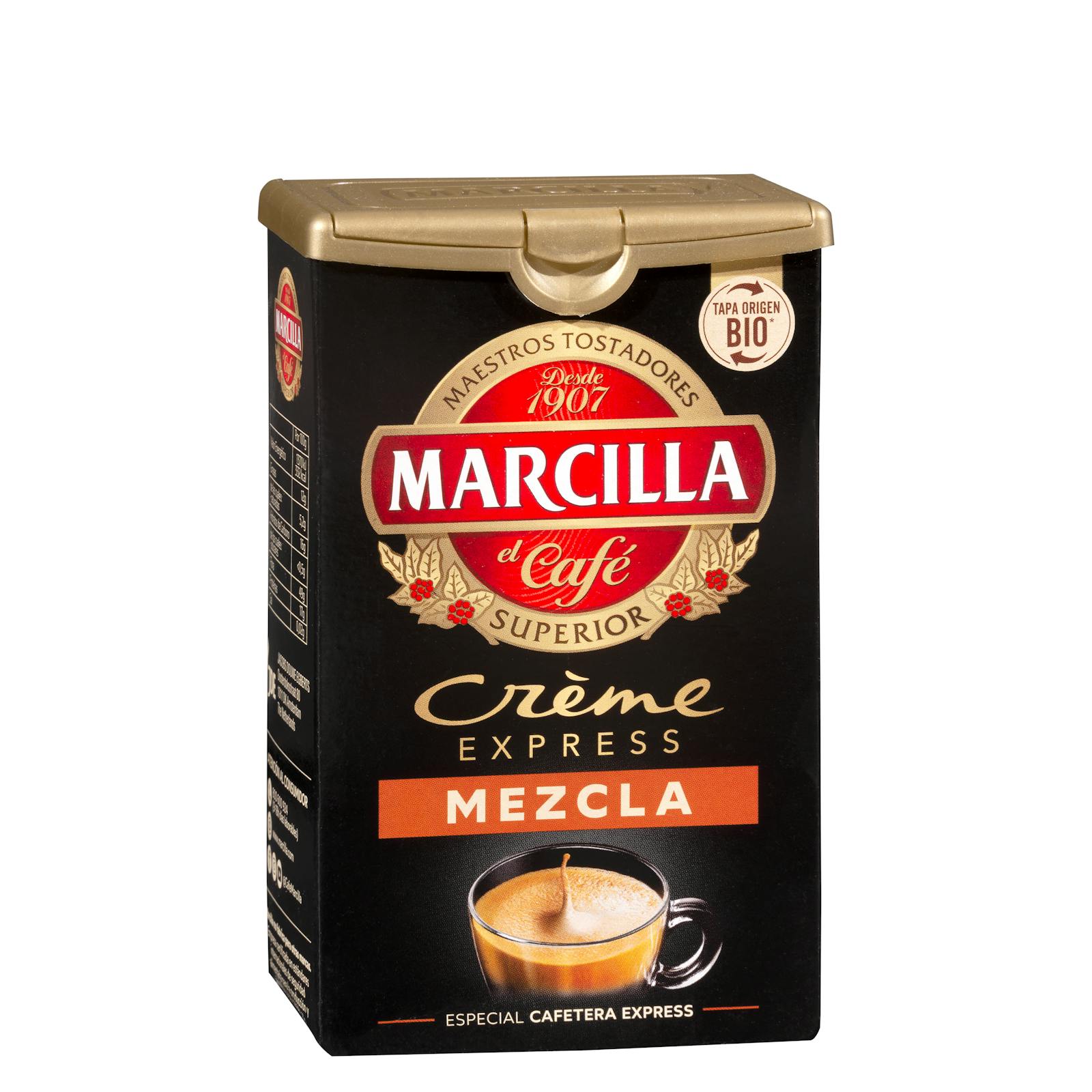 Mélange de café moulu Marcilla crème express