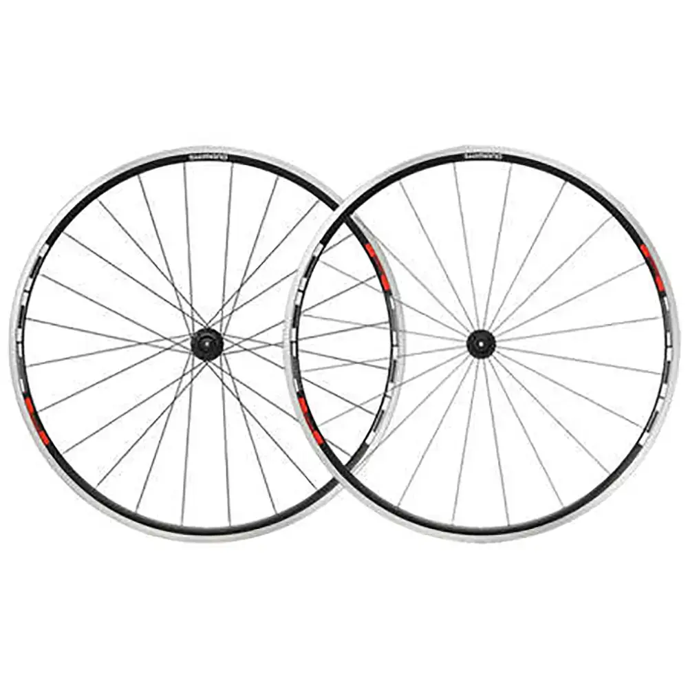 Shimano WH-R501 Race Wielset Zwart/Rood