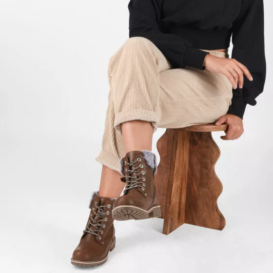 Bottines TAUPE PHILOV