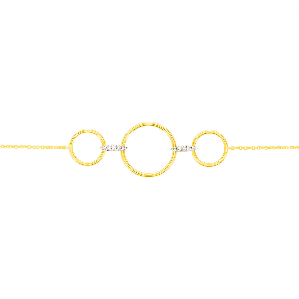 Bracelet Andrina Or Jaune Diamant