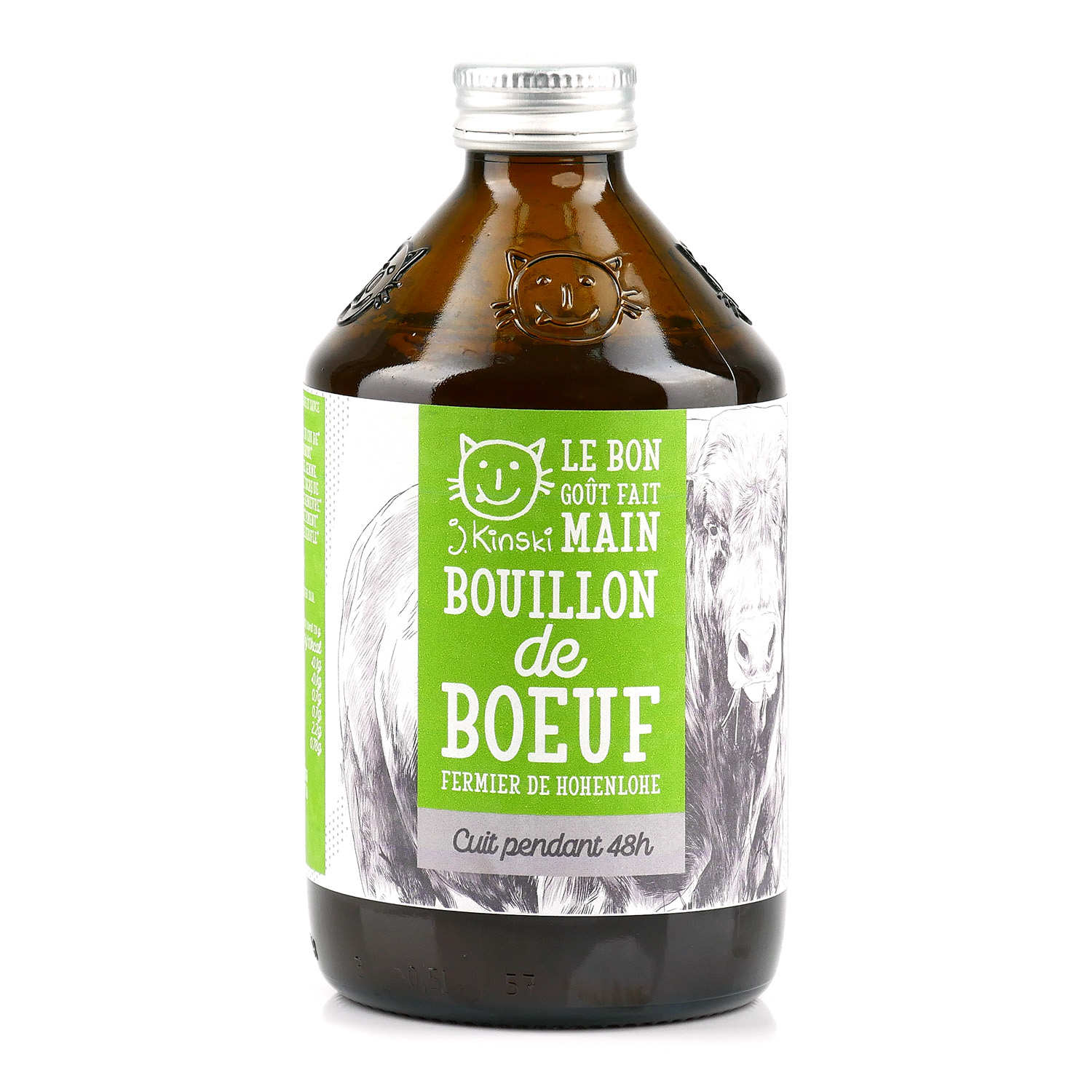 Bouillon de boeuf de pâturage bio
