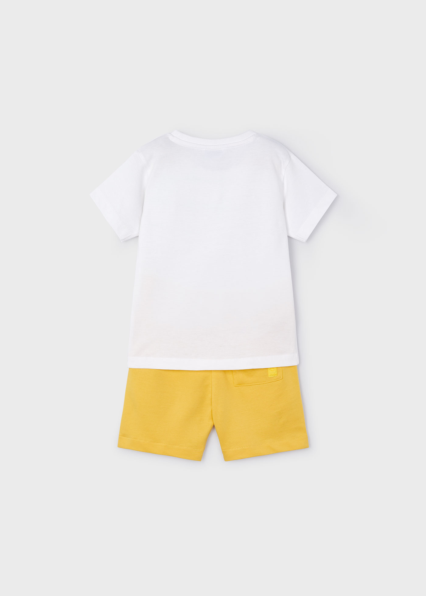 Conjunto esportivo de algodão de duas peças para meninos