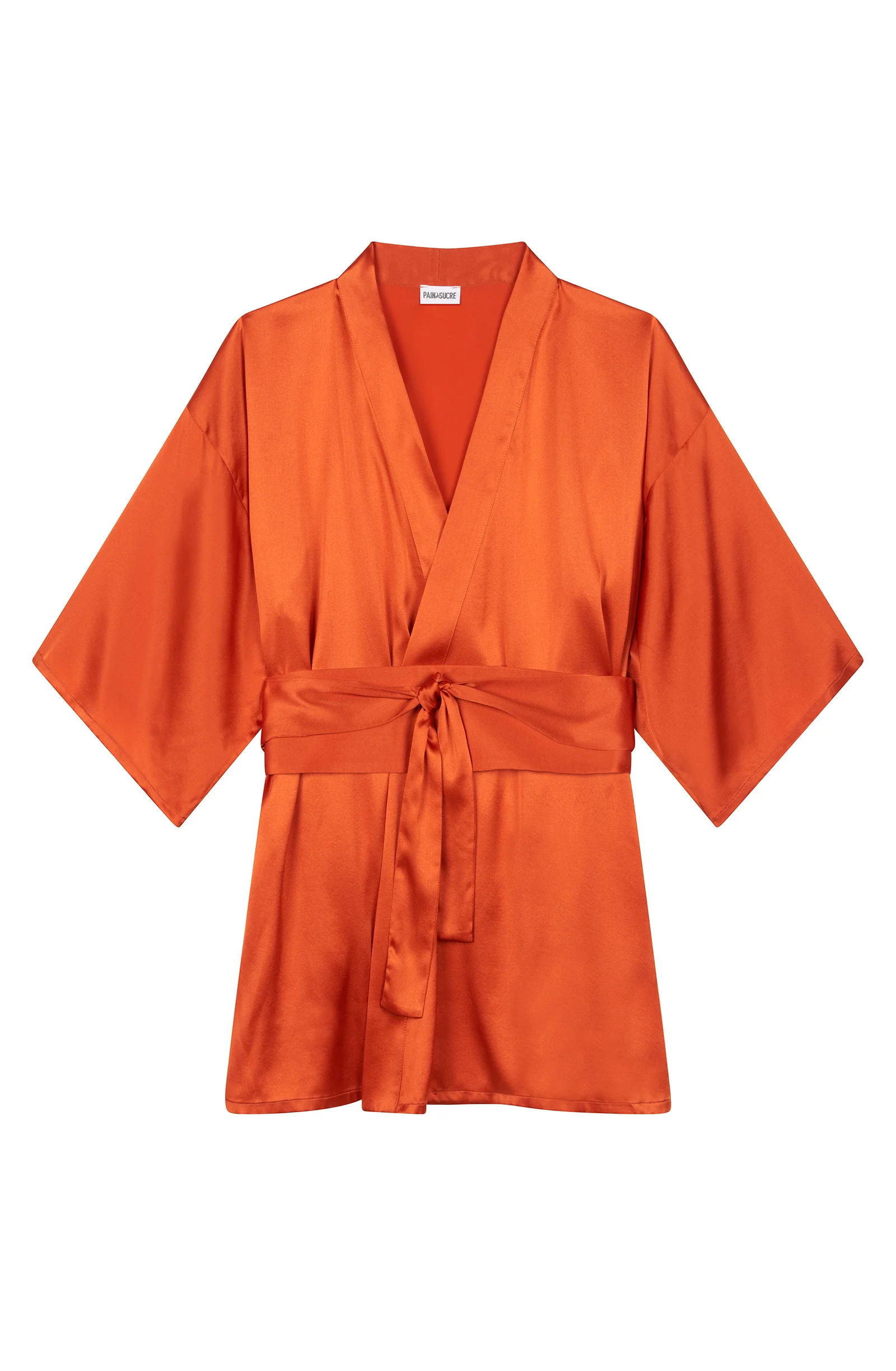 delila Kimono paprika en soie Paprika