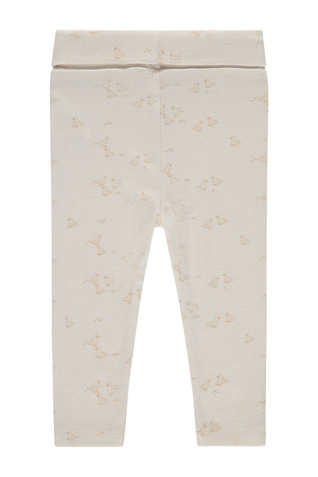 Babyface baby regular fit broek met all over print ecru