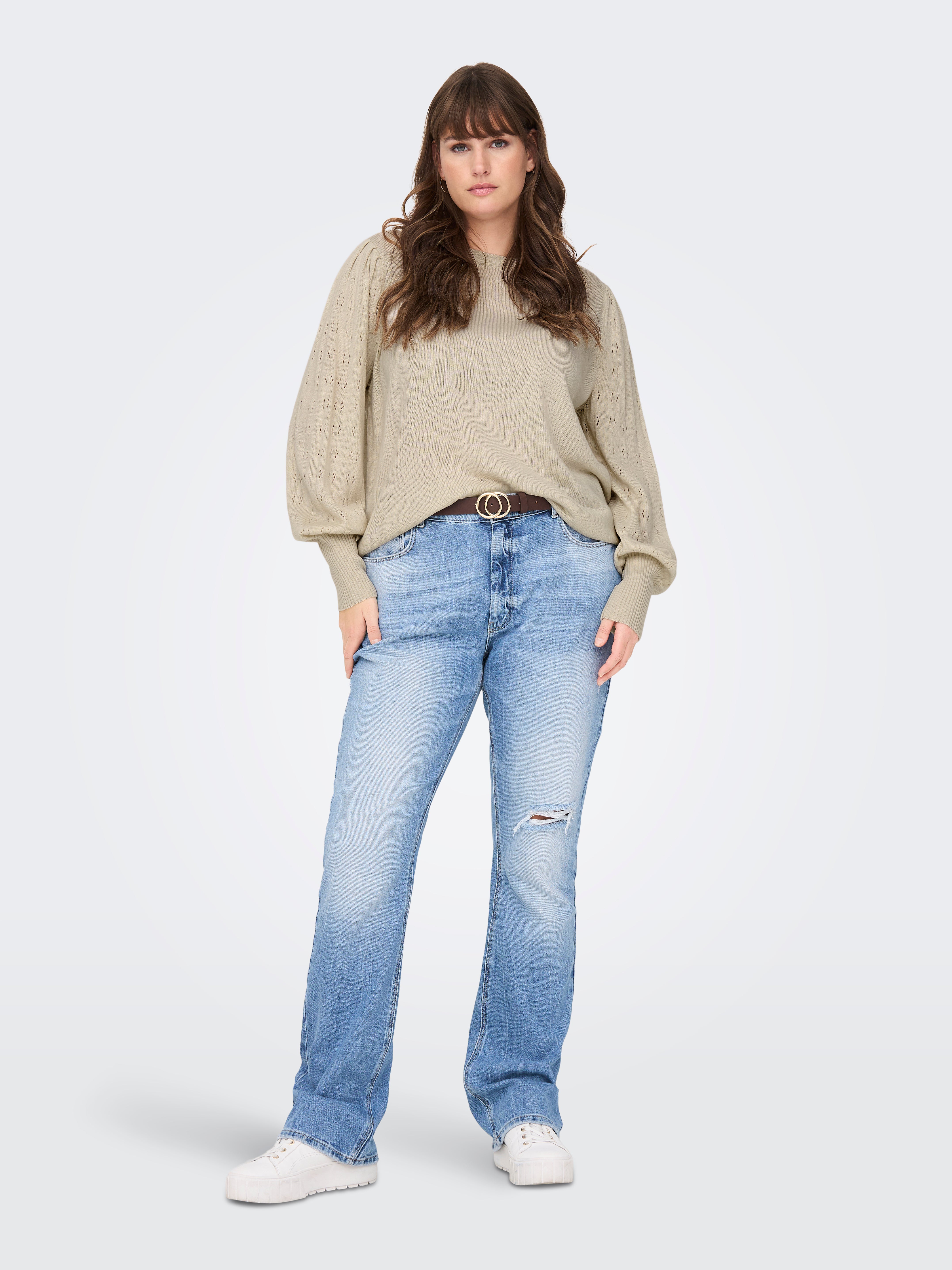 CARMIRLA Strickpullover Pumice Stone