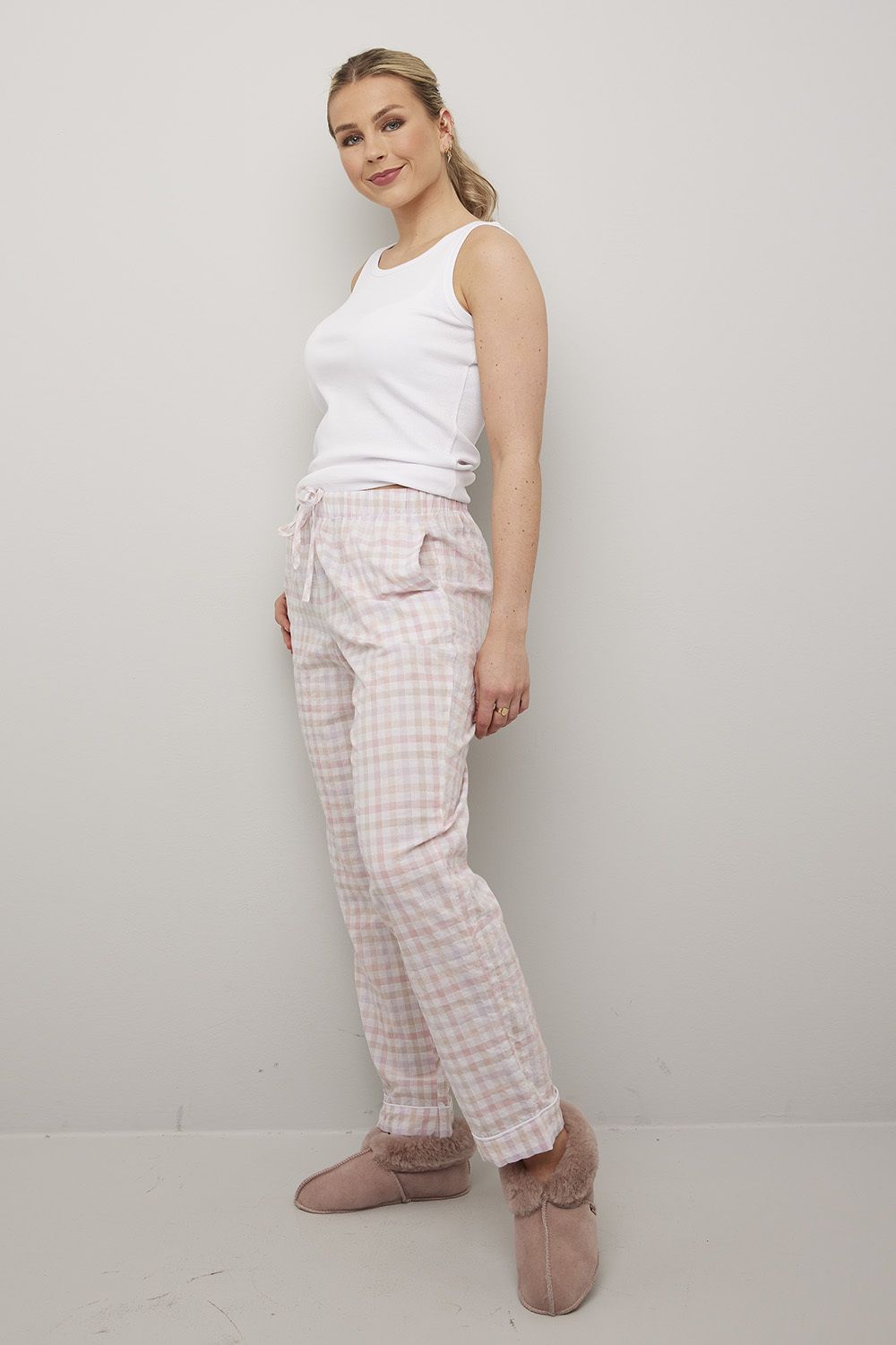 Pyjamasbukse rutet Anna